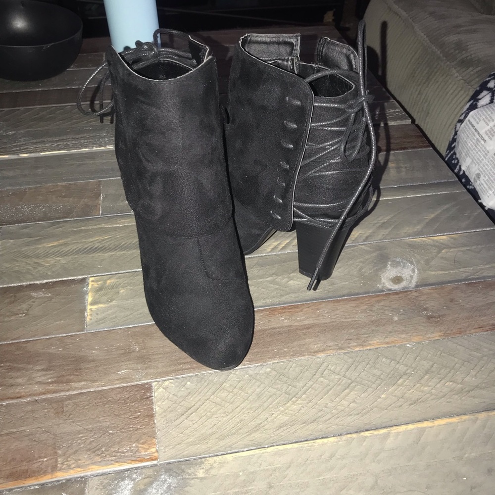 Black Heeled Booties